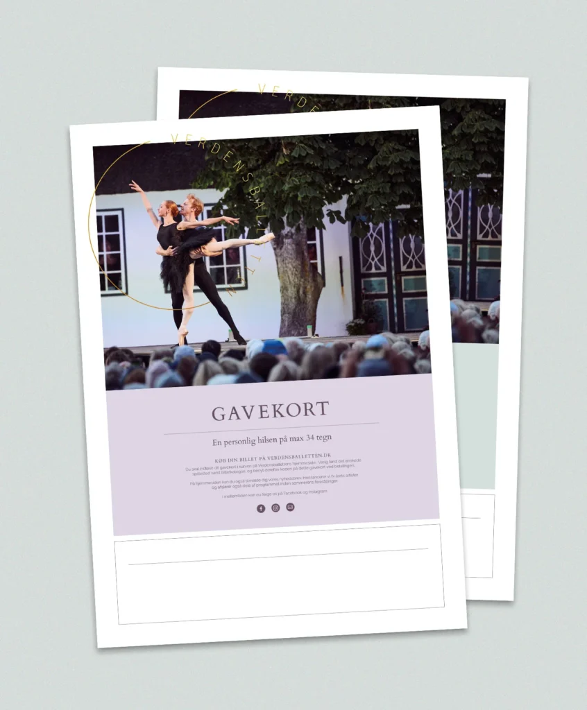 Køb et gavekort til Verdensballetten